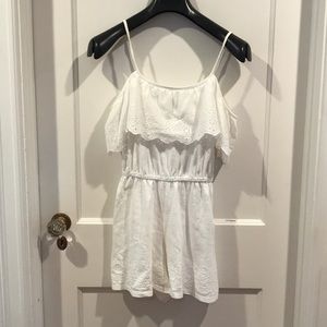 Topshop white romper